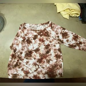 tie dyed sweatshirt